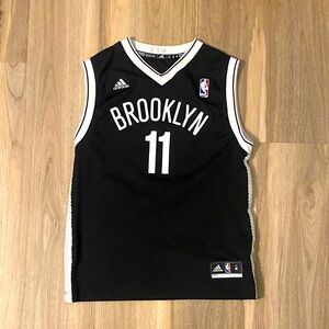 Brook Lopez Adidas Brooklyn Nets Black and White Jersey